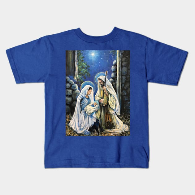 The Nativity Kids T-Shirt by artdesrapides